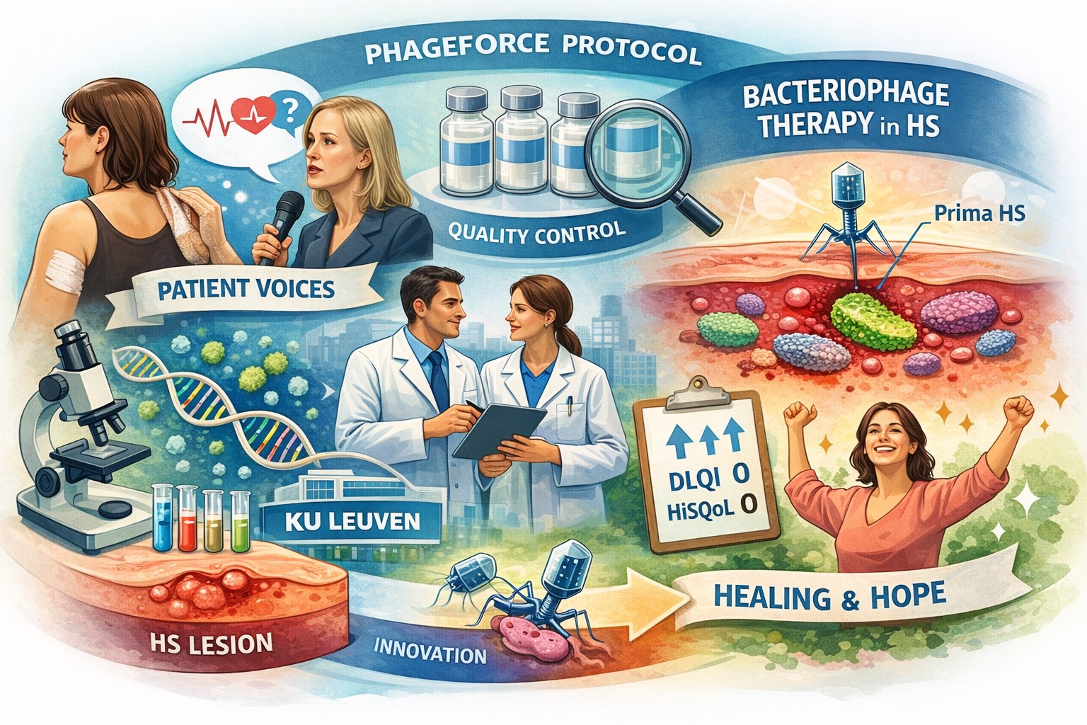 From inspiration to innovation: How a Patient’s Voice inspired our development of implementing phage therapy for Hidradenitis Suppurativa patients
