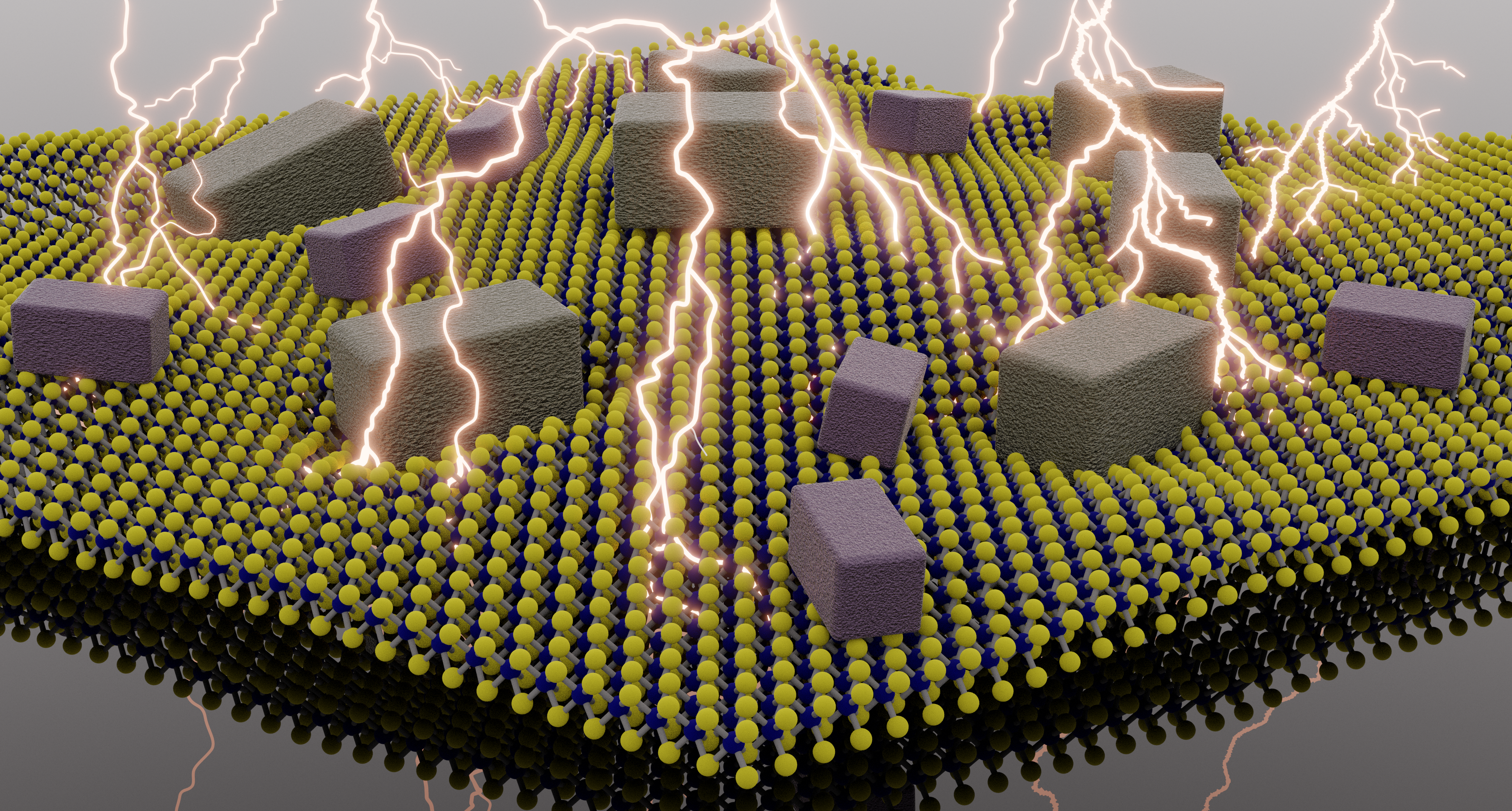 Self-strainable 2D materials