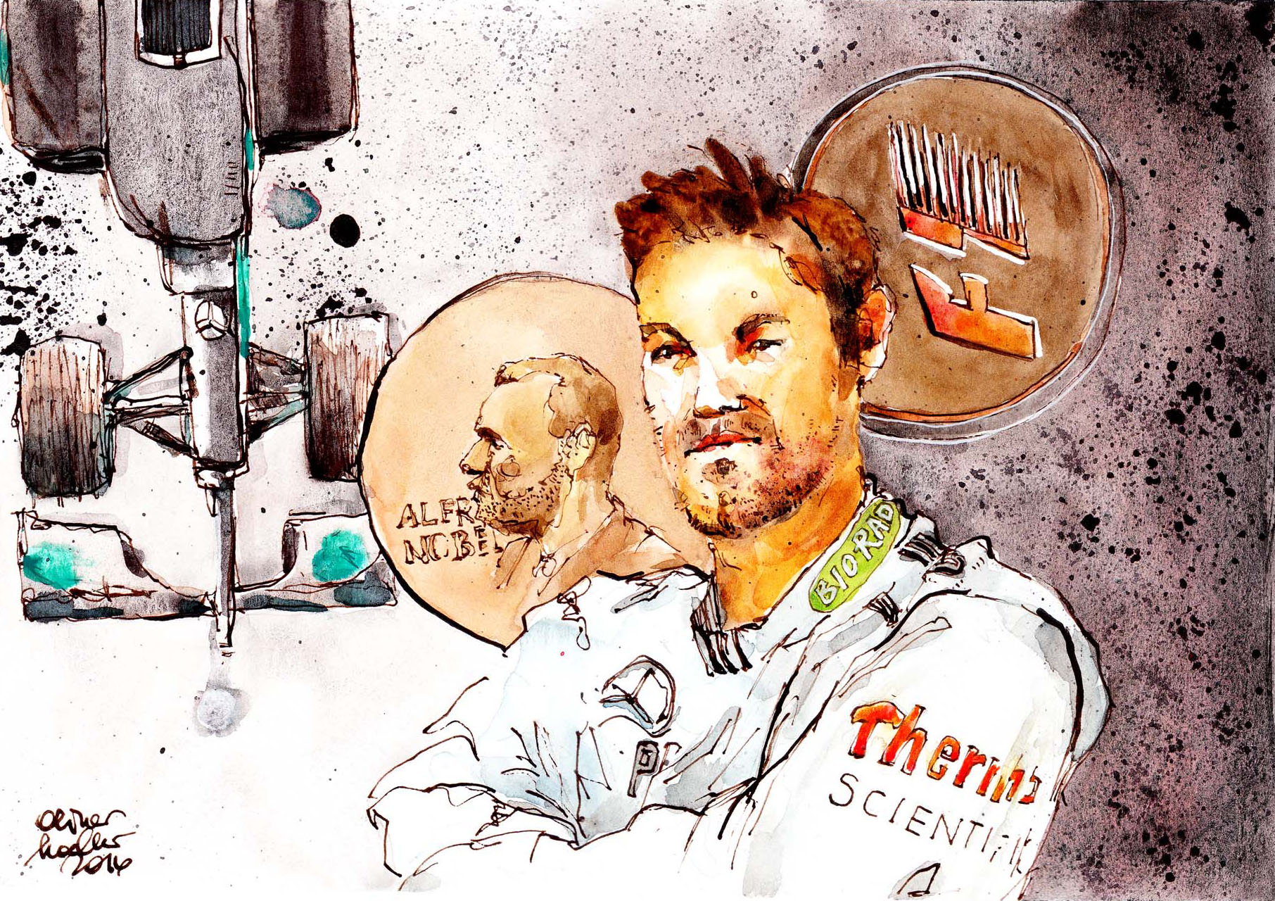 Nico Rosberg, Nobel prize-winner