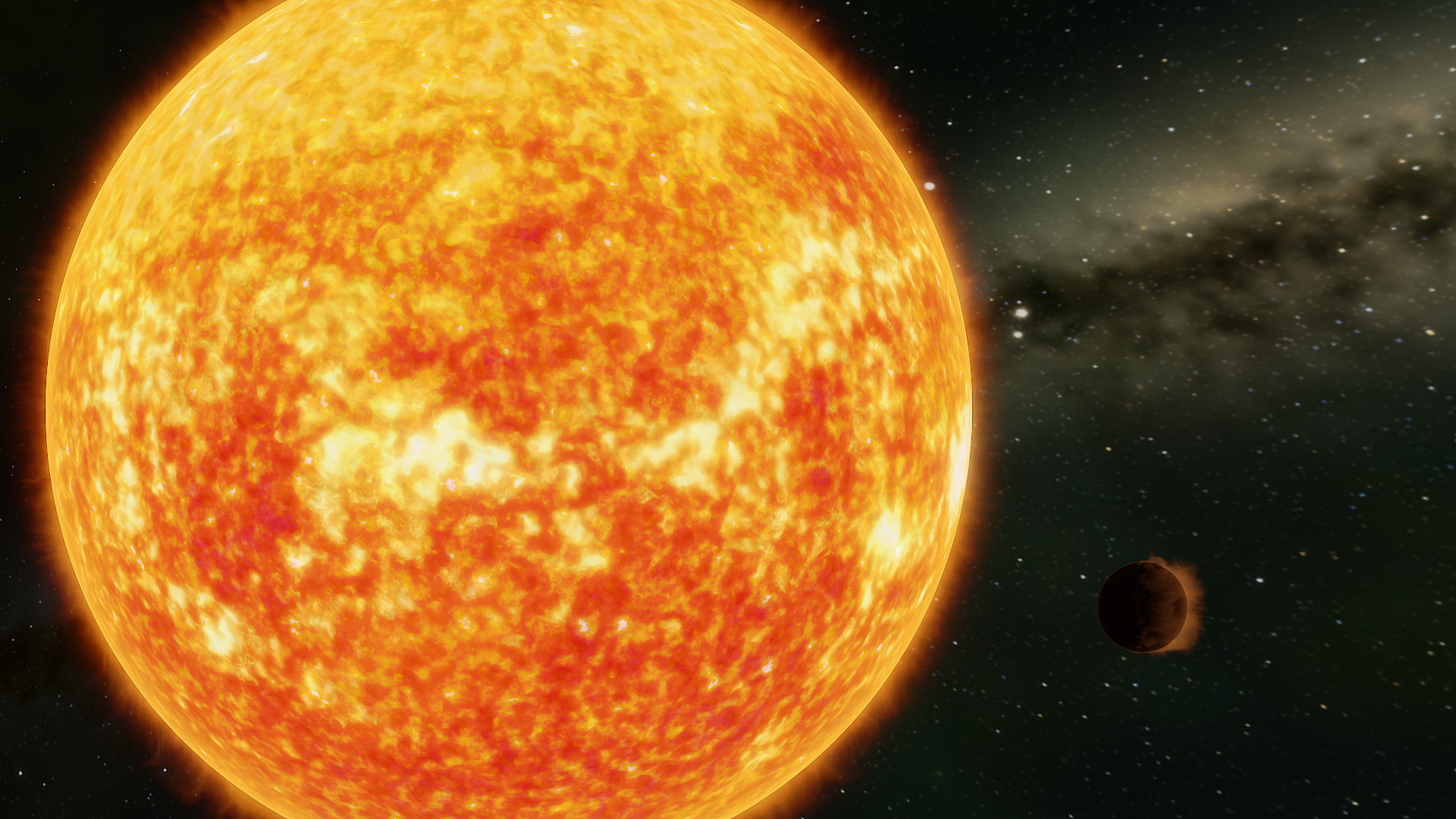 An Improbable Planet in the Neptunian Desert