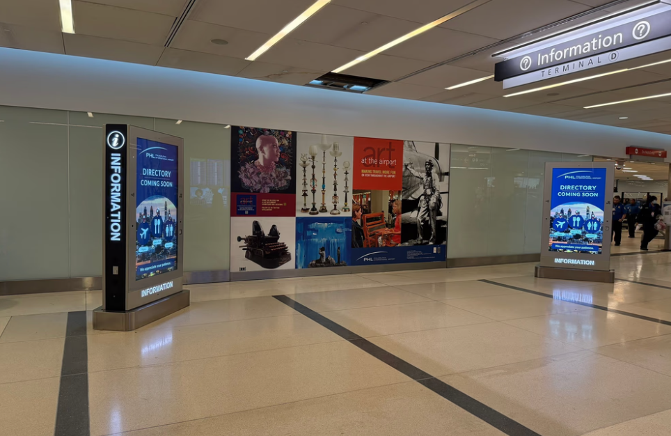 Wayfinding Airport Philadelphia