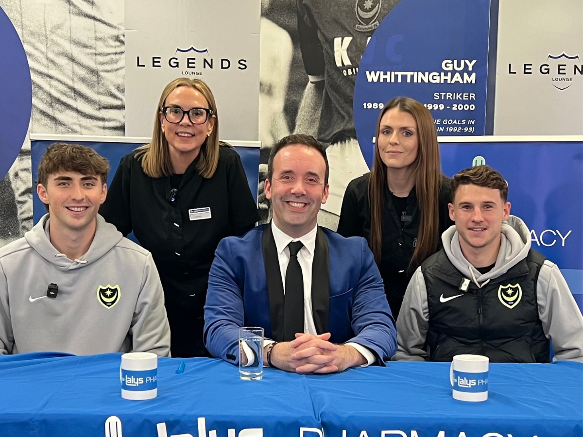 ‘Here we go!’: Portsmouth FC extends pharmacy partnership