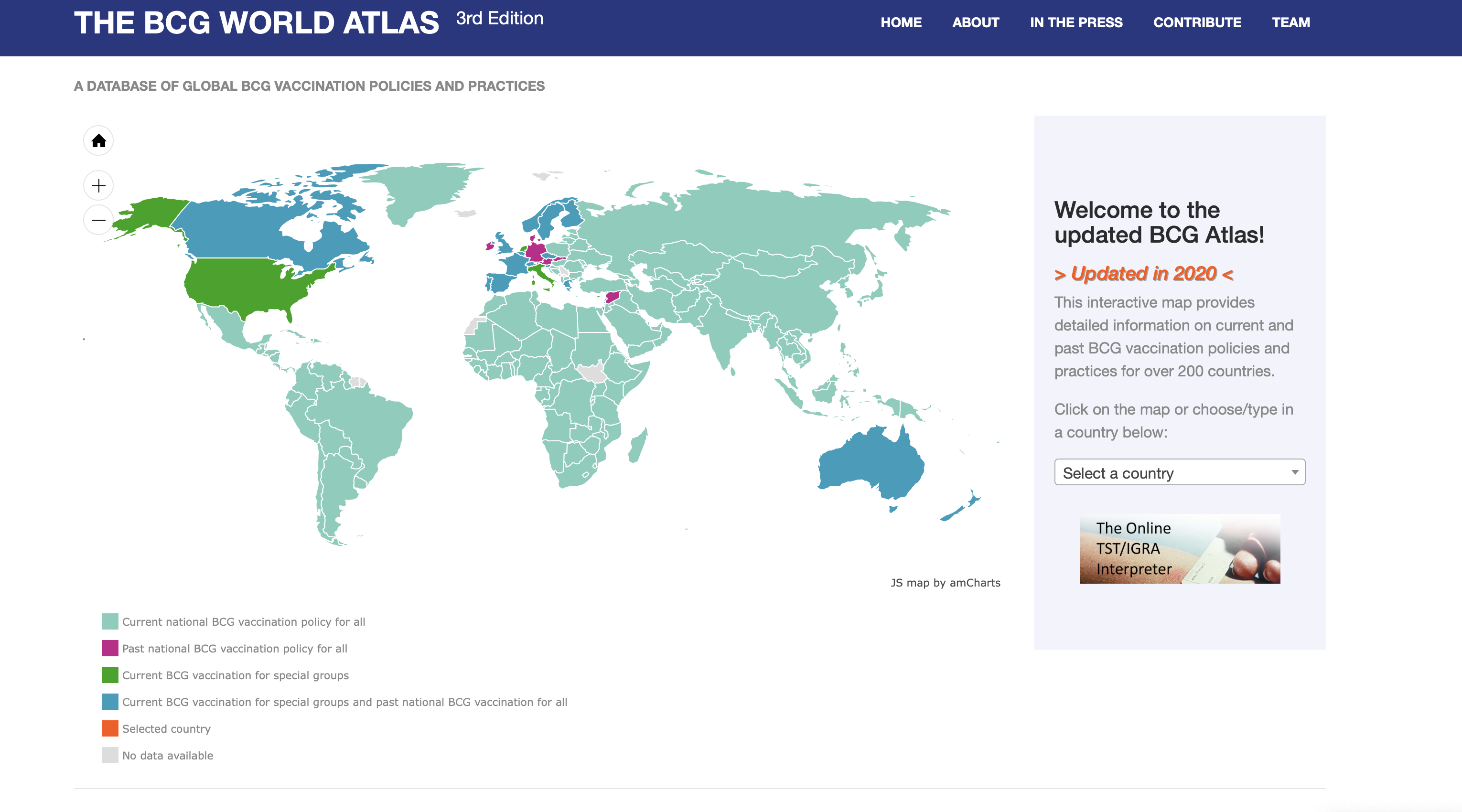 The BCG Atlas: Using data science to improve knowledge around a century old vaccine 