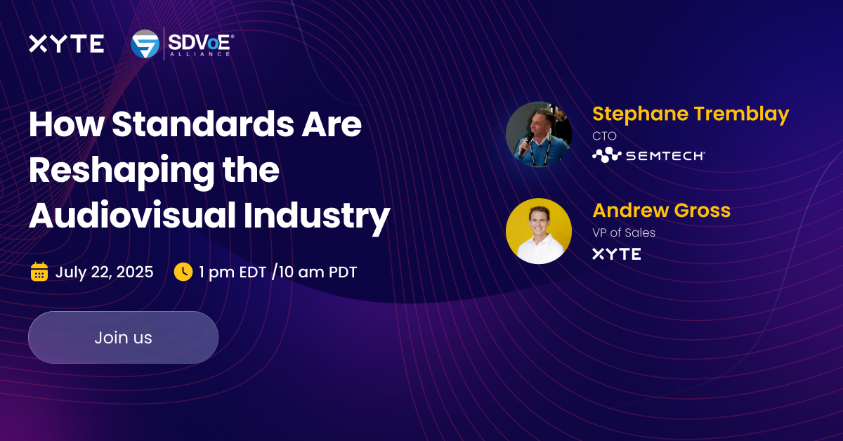 How Standards Are Reshaping the AV Industry | SDVoE + OpenAV Cloud Webinar
