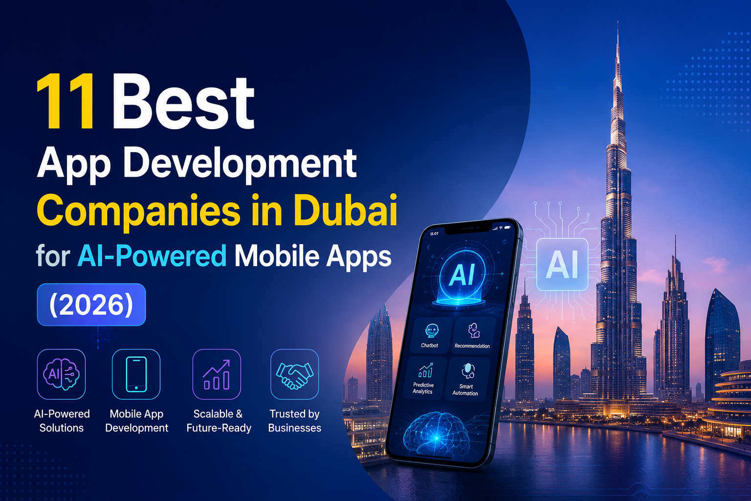 Top 11 AI App Development Companies in Dubai for Mobile Apps (2026)