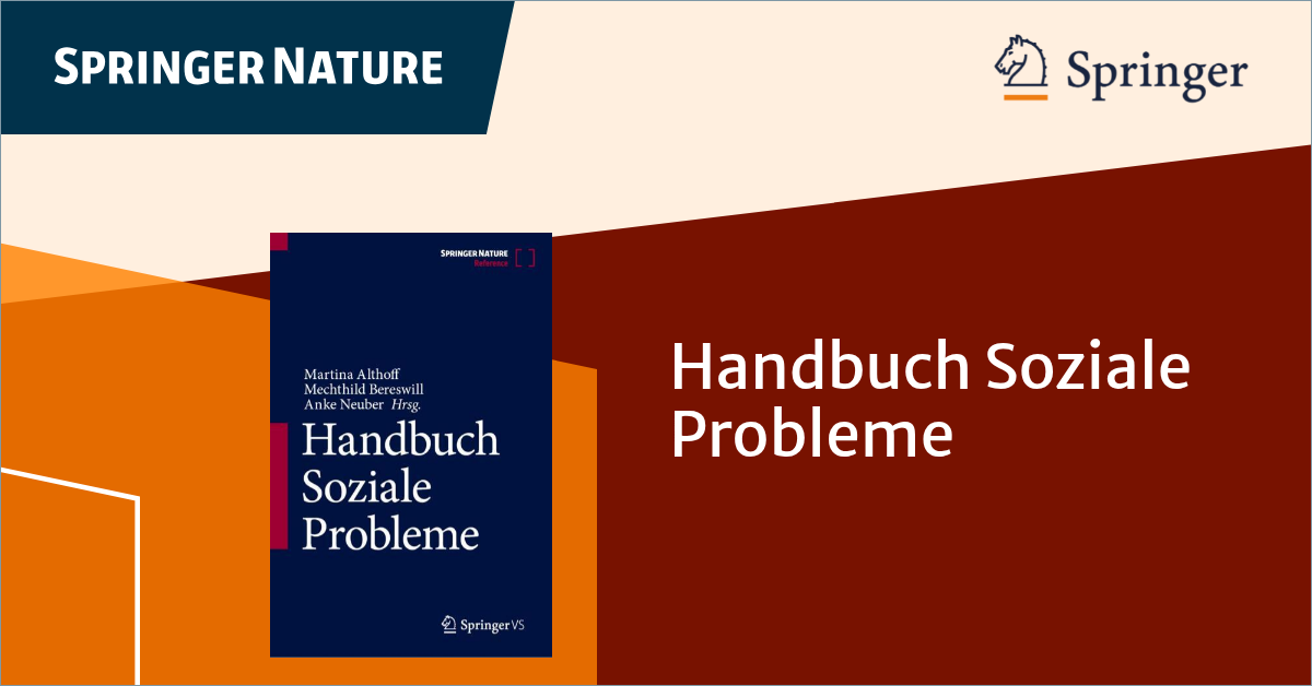 Handbook Social Problems | Handbuch Soziale Probleme