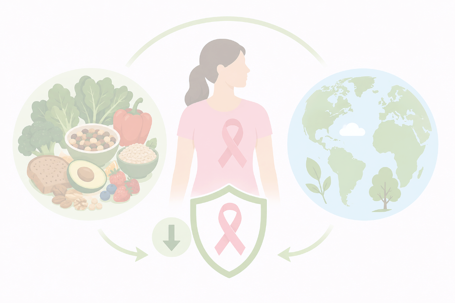 A Planet-Friendly Diet and Breast Cancer Risk: What We Found in a 30-Year Study