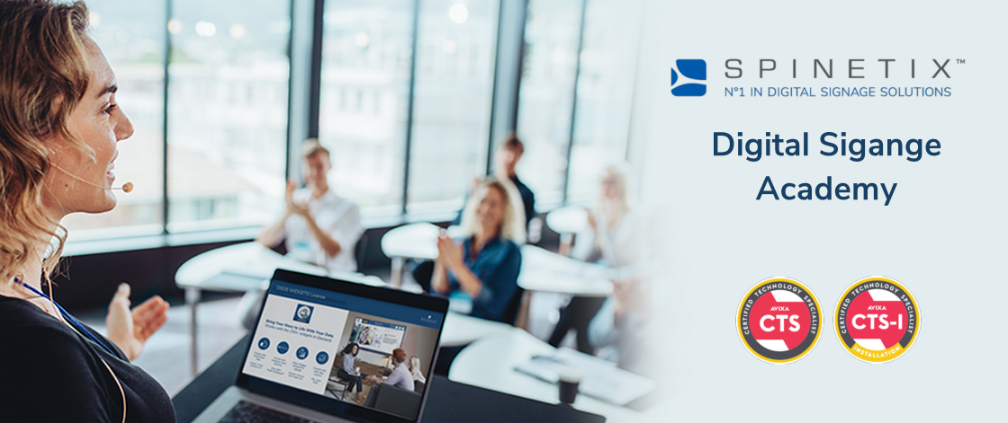 SpinetiX Digital Signage Academy - Erkenntnisse und Fachwissen stärken