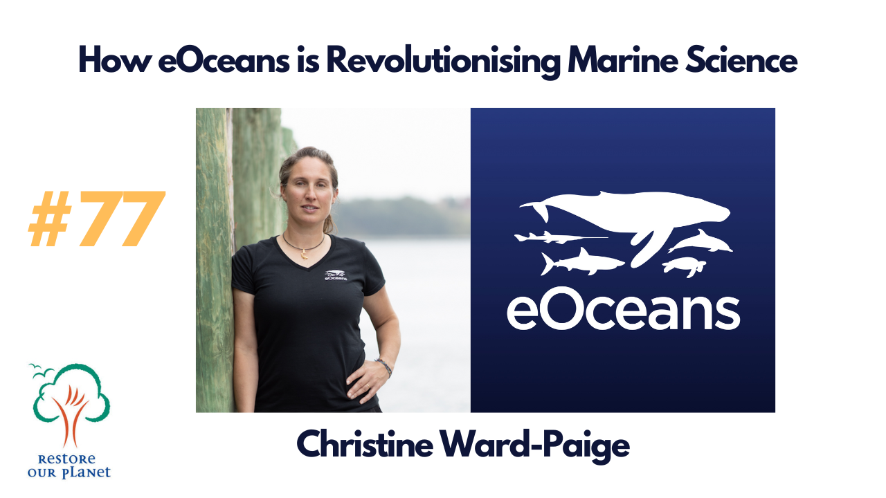 Restore Our Planet Podcast: How eOceans is Revolutionising Marine Science. Dr Christine Ward-Paige
