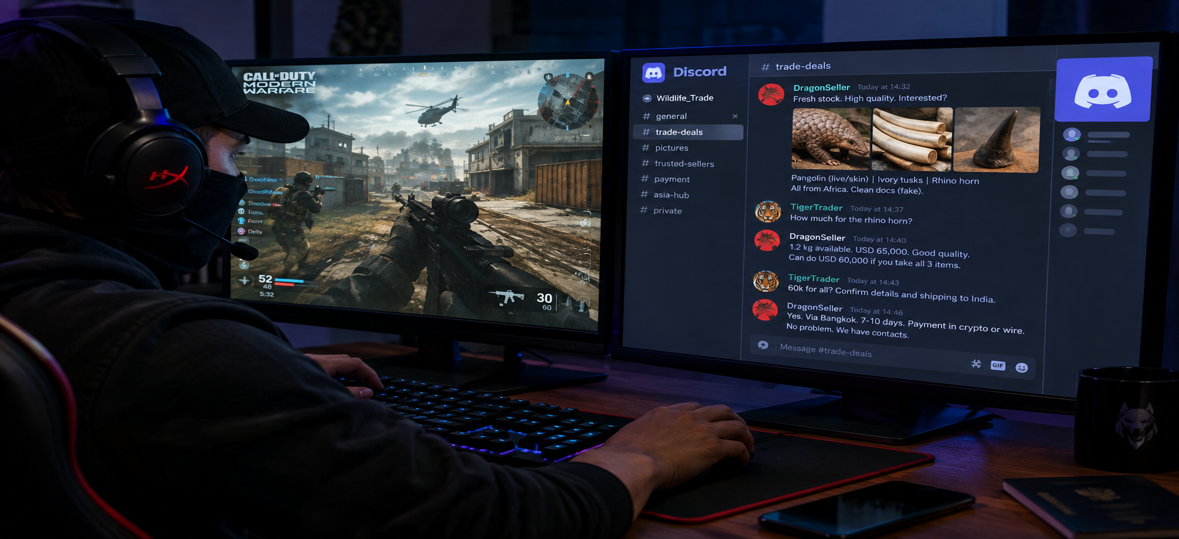 Multi-Player Online Gaming Platforms and Discord as Frontiers for Wildlife Crime Enforcement