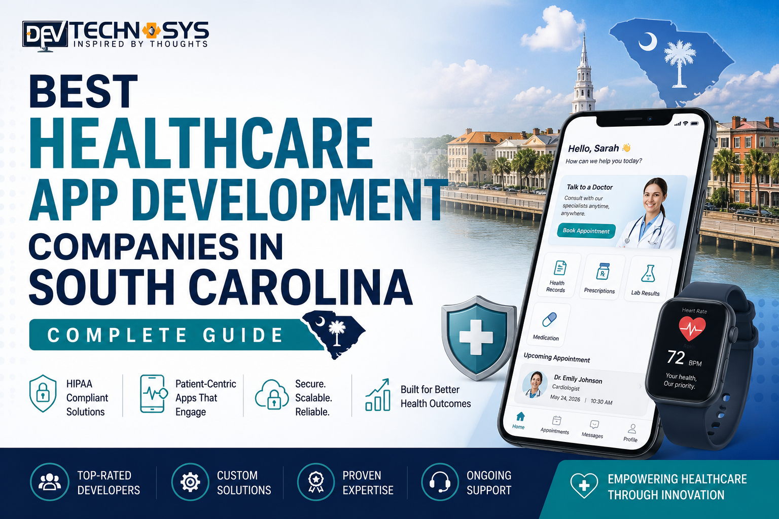 Best Healthcare App Development Companies in South Carolina: Complete Guide