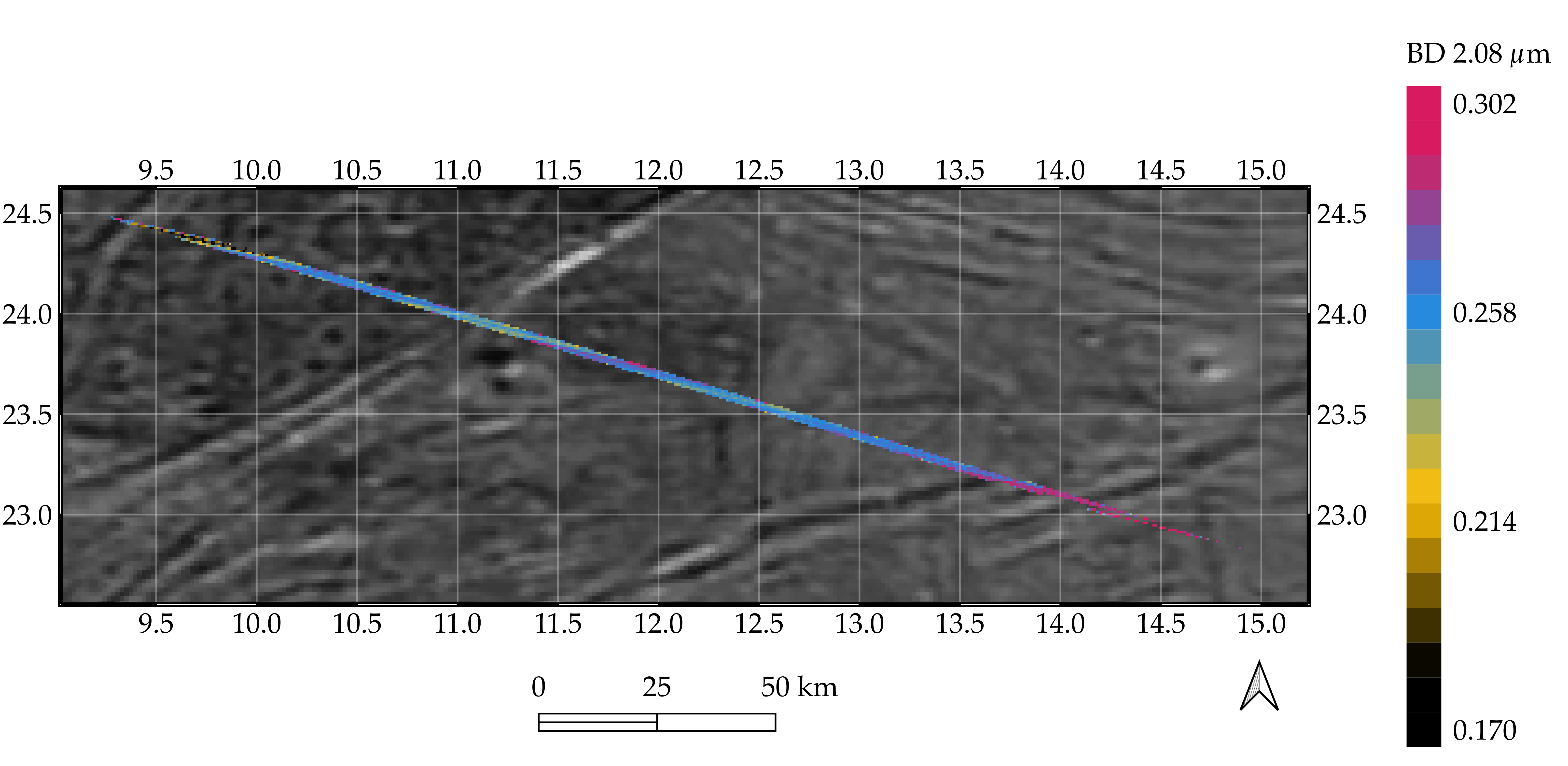 Juno/JIRAM reveals salts and organics on Ganymede