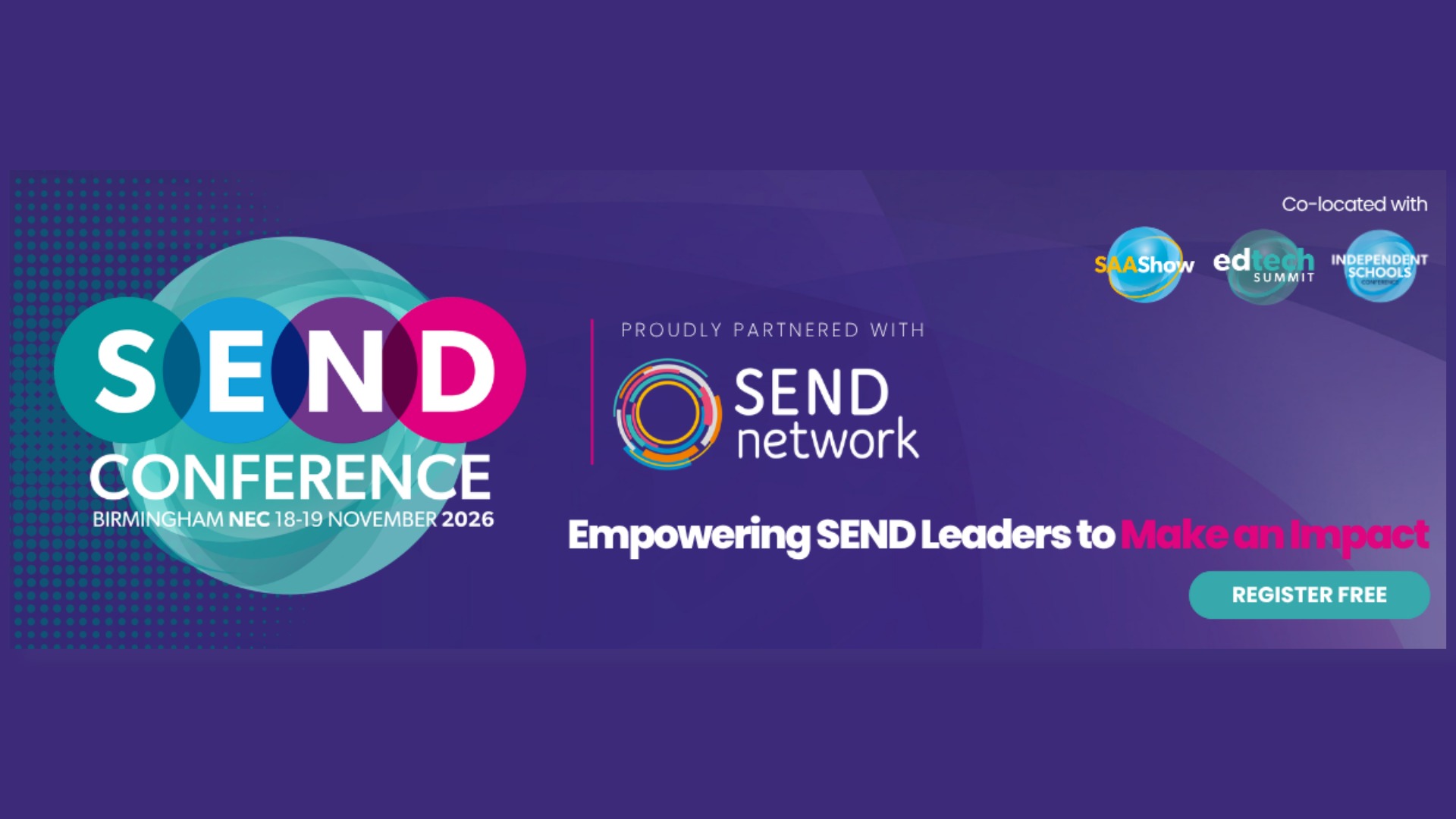 What’s Next for SEND? Join the Conversation This November