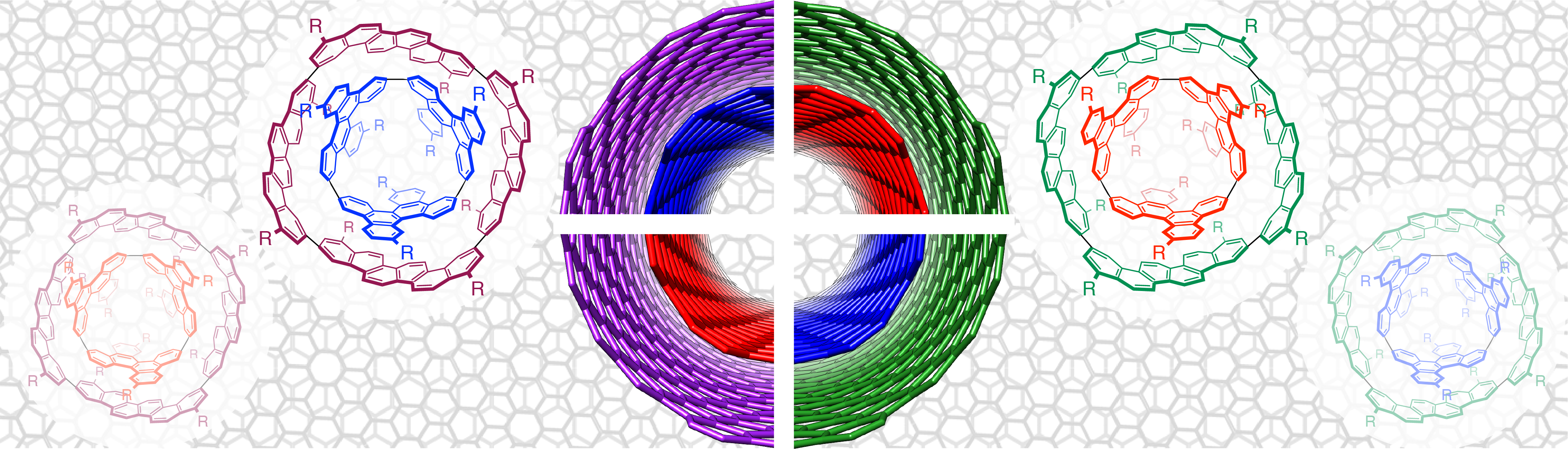 Stereoselectivity in spontaneous assembly of rolled incommensurate carbon bilayers