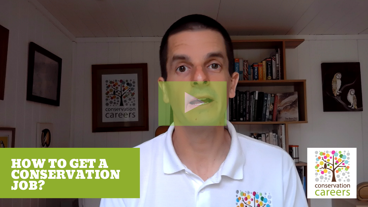 HOW TO GET A CONSERVATION JOB
