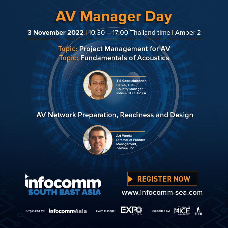 AV Manager's Day at InfoComm Southeast Asia