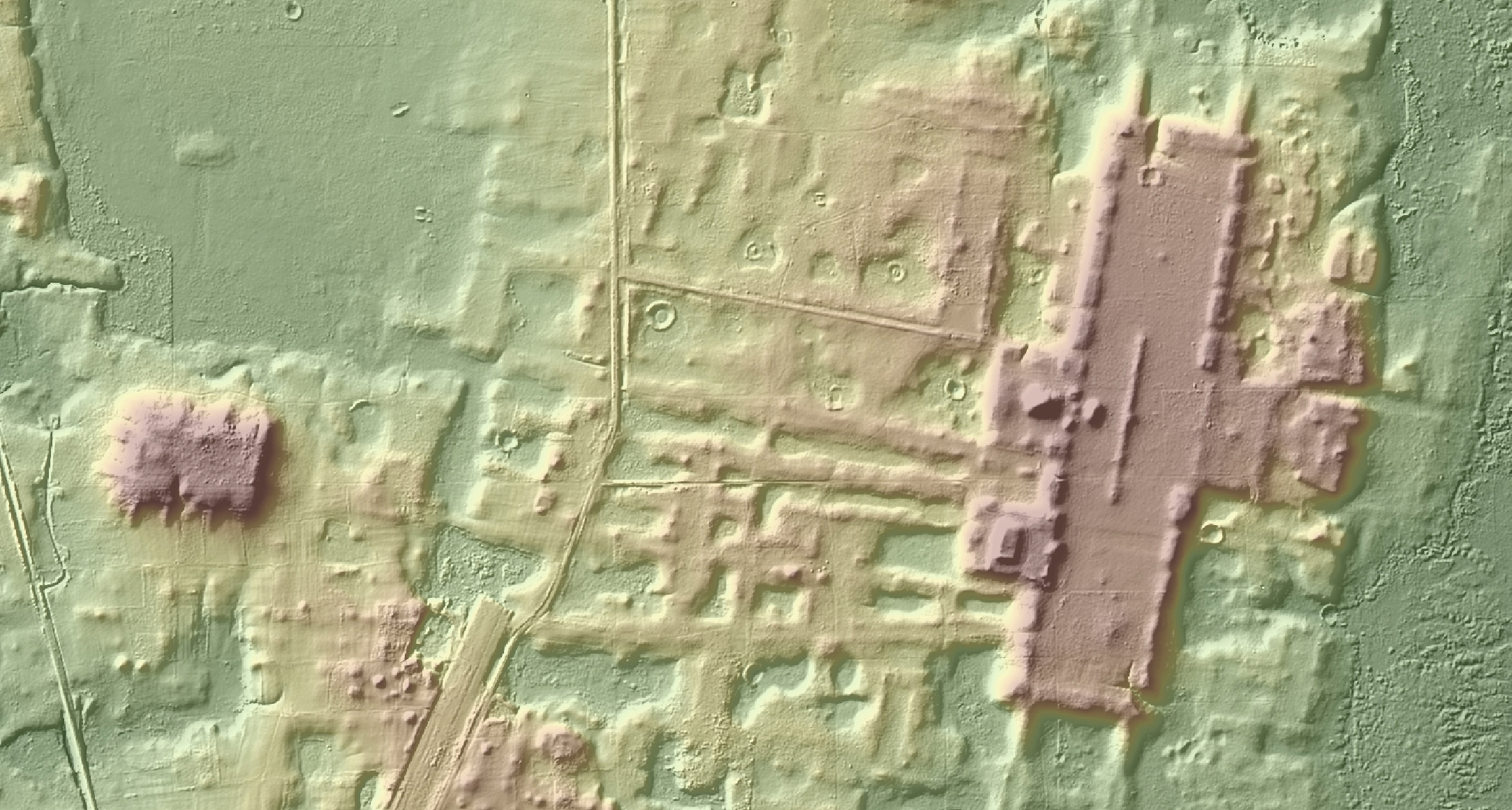 Largest and oldest Maya monumental construction