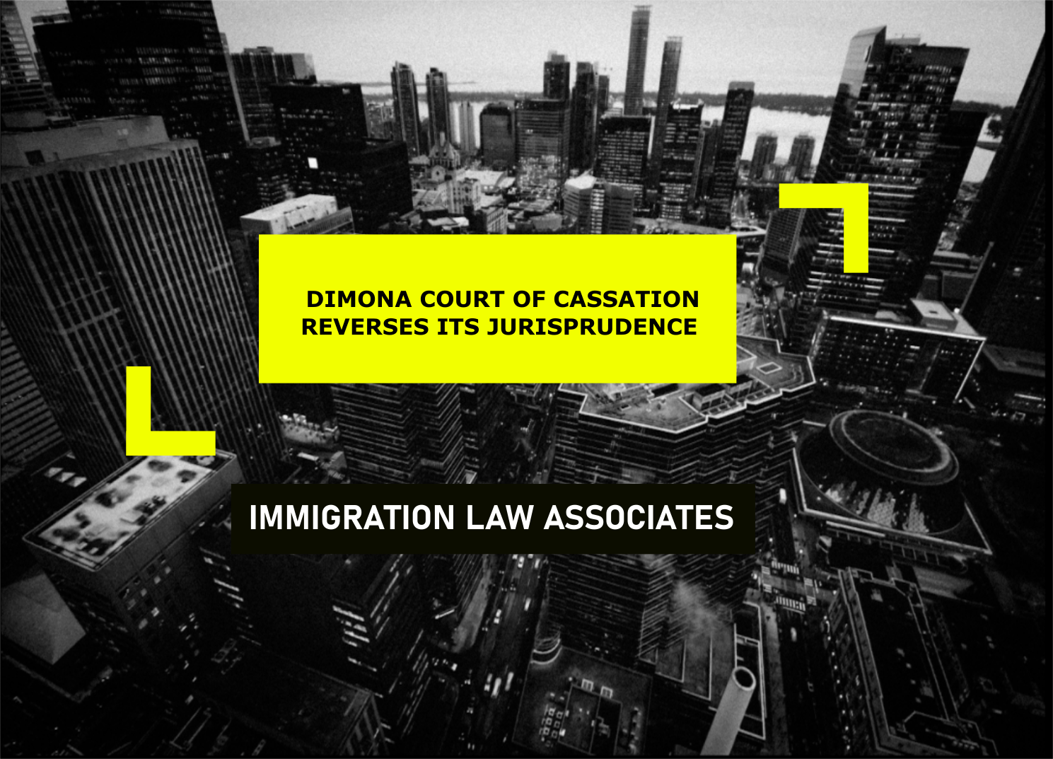  DIMONA-The Court of Cassation reverses its jurisprudence