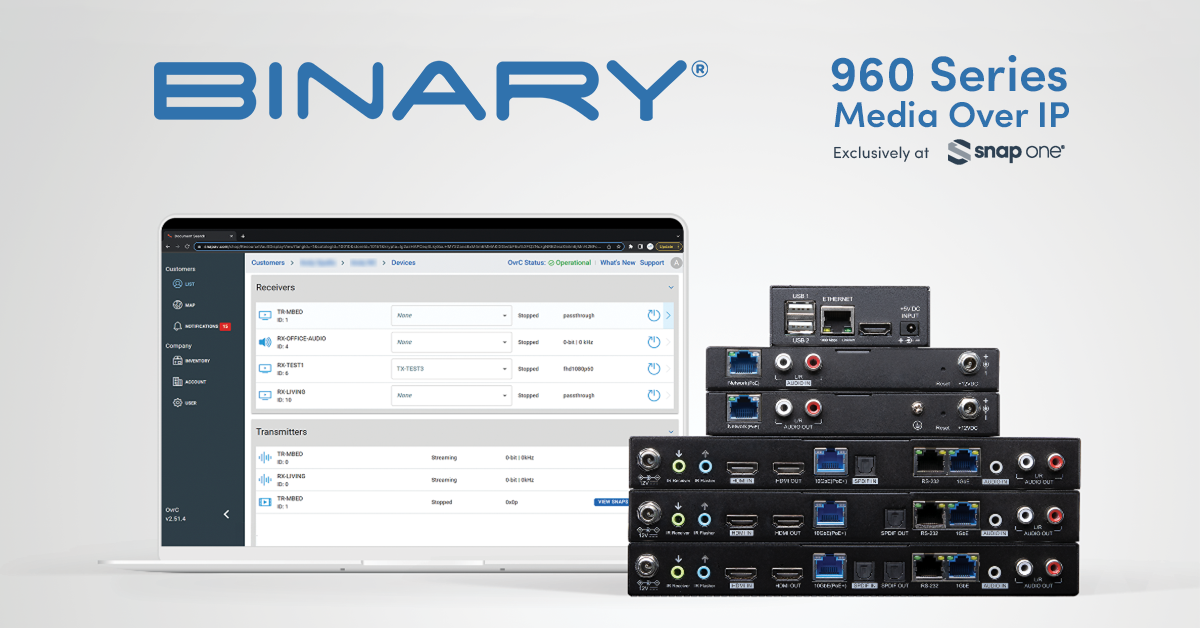 Binary Launch 960 Series SDVoE Media over IP