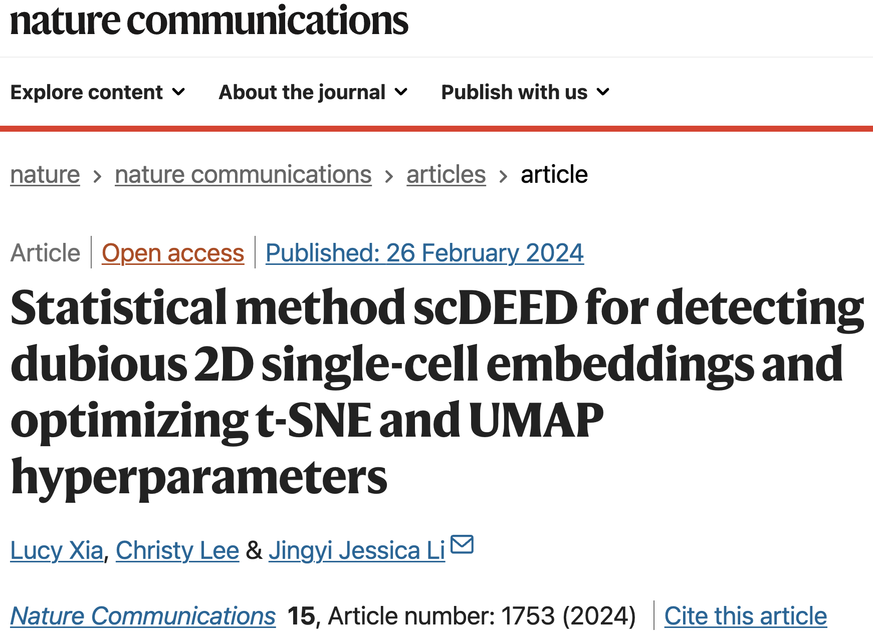Statistical method scDEED for detecting dubious 2D single-cell embeddings and optimizing t-SNE and UMAP hyperparameters