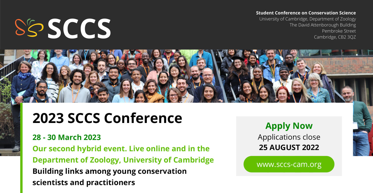 SCCS Cambridge 2023 - apply by 25 August