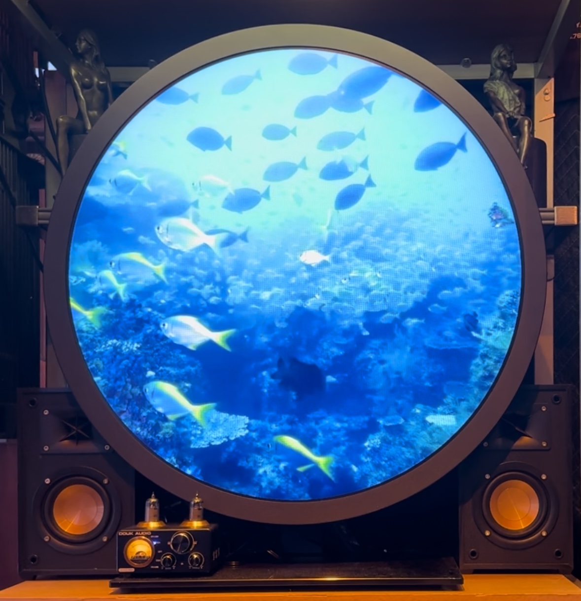  World's First Round Shape LCD Smart TV from Nova Vision NY