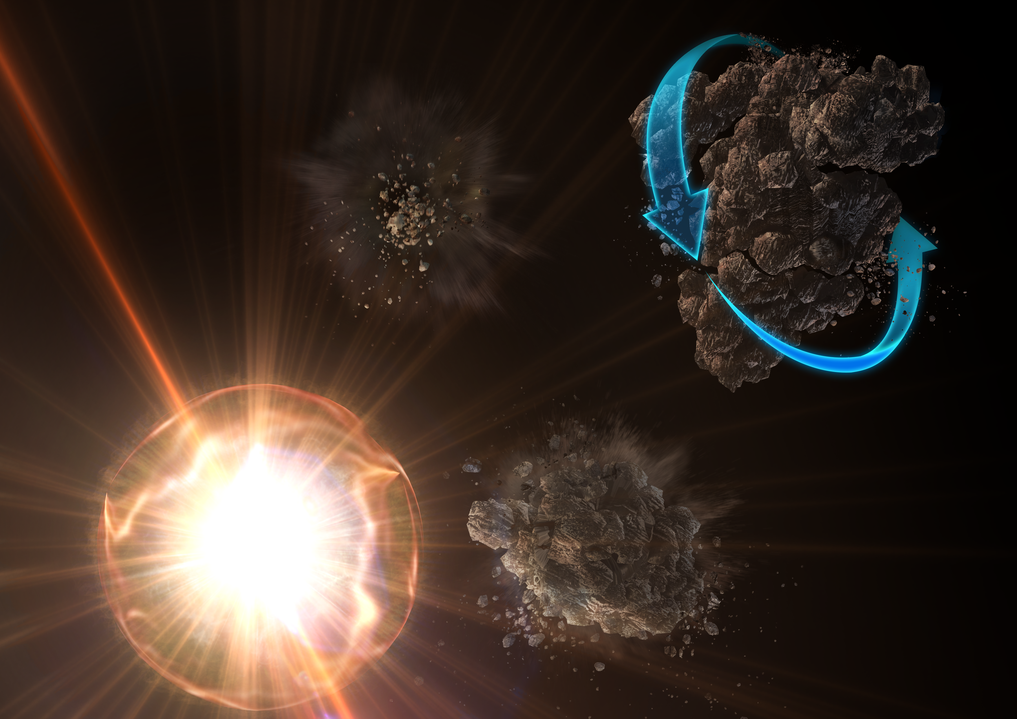 After the Paper|Dust rotational disruption is ubiquitous: Changing the current paradigms of dust evolution and surface chemistry in space