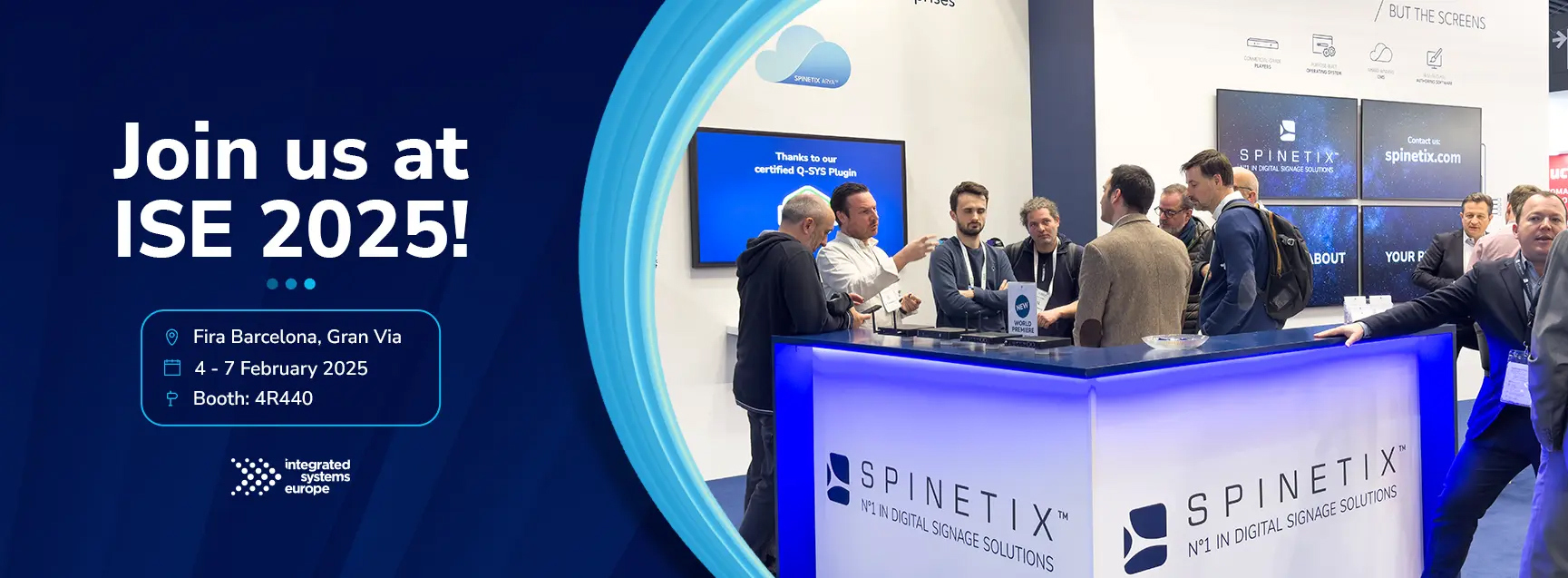 Join SpinetiX at ISE 2025