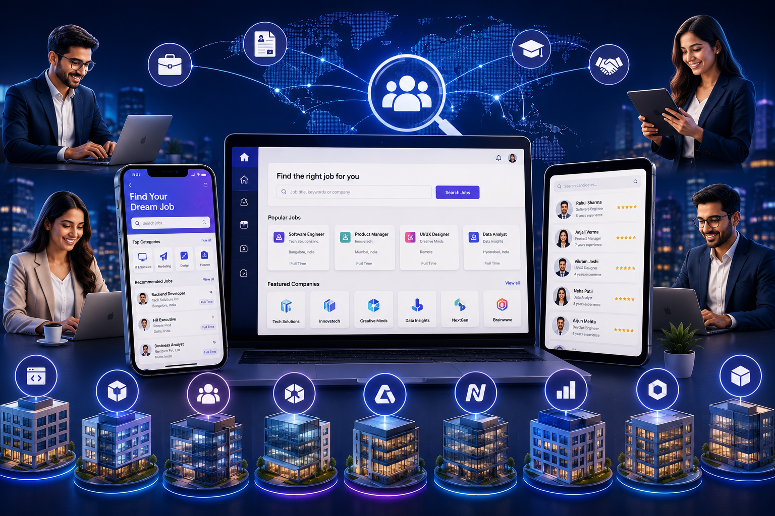 Leading 9+ -Job Portal Development Companies for Modern Hiring Platforms