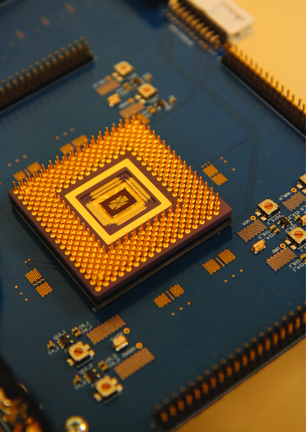 Integrating memristor arrays with CMOS circuitry to build efficient edge AI chips