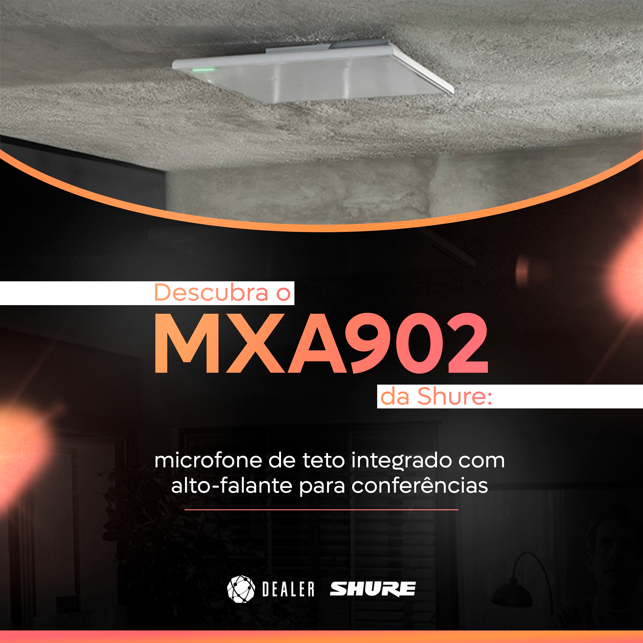 Descubra o MXA902 da Shure! 