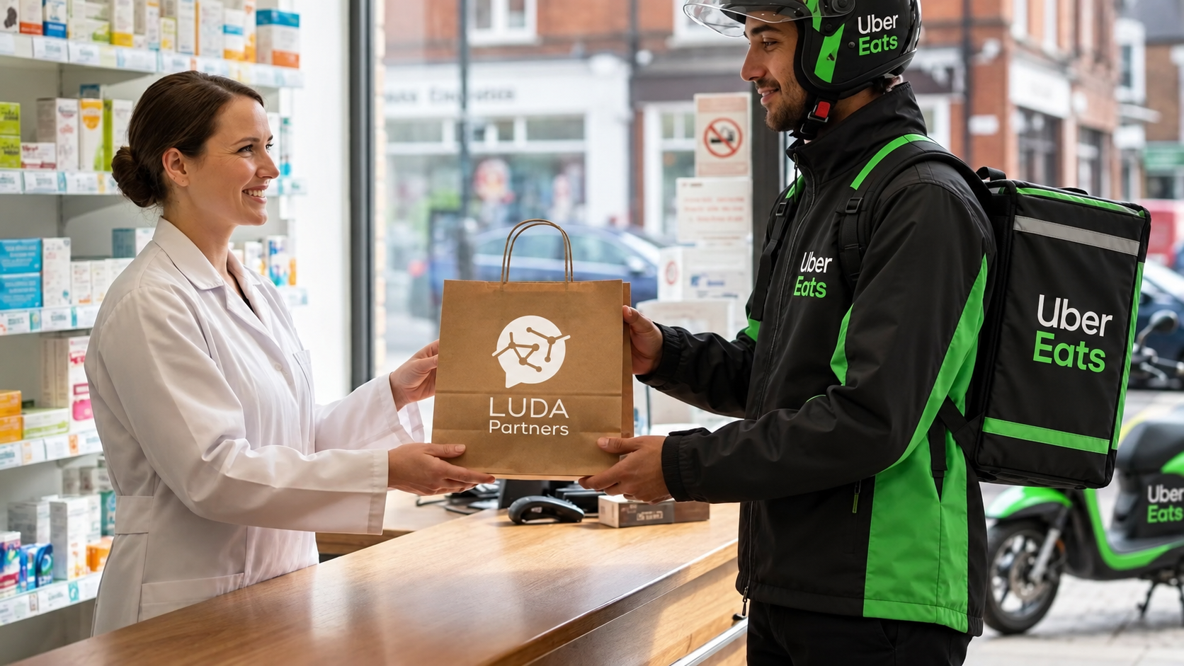 Uber Eats partners with LUDA to deliver over-the-counter meds 