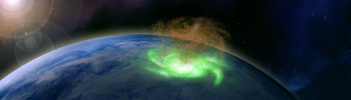 A Space Hurricane over the Earth’s Polar Ionosphere