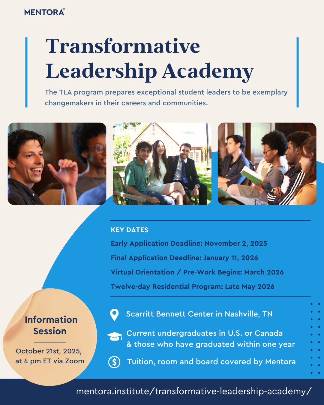 10/21 Info Session: Transformative Leadership Academy