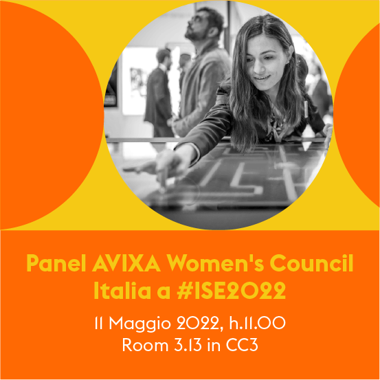 Panel AVIXA Women's Council Italia a ISE 2022