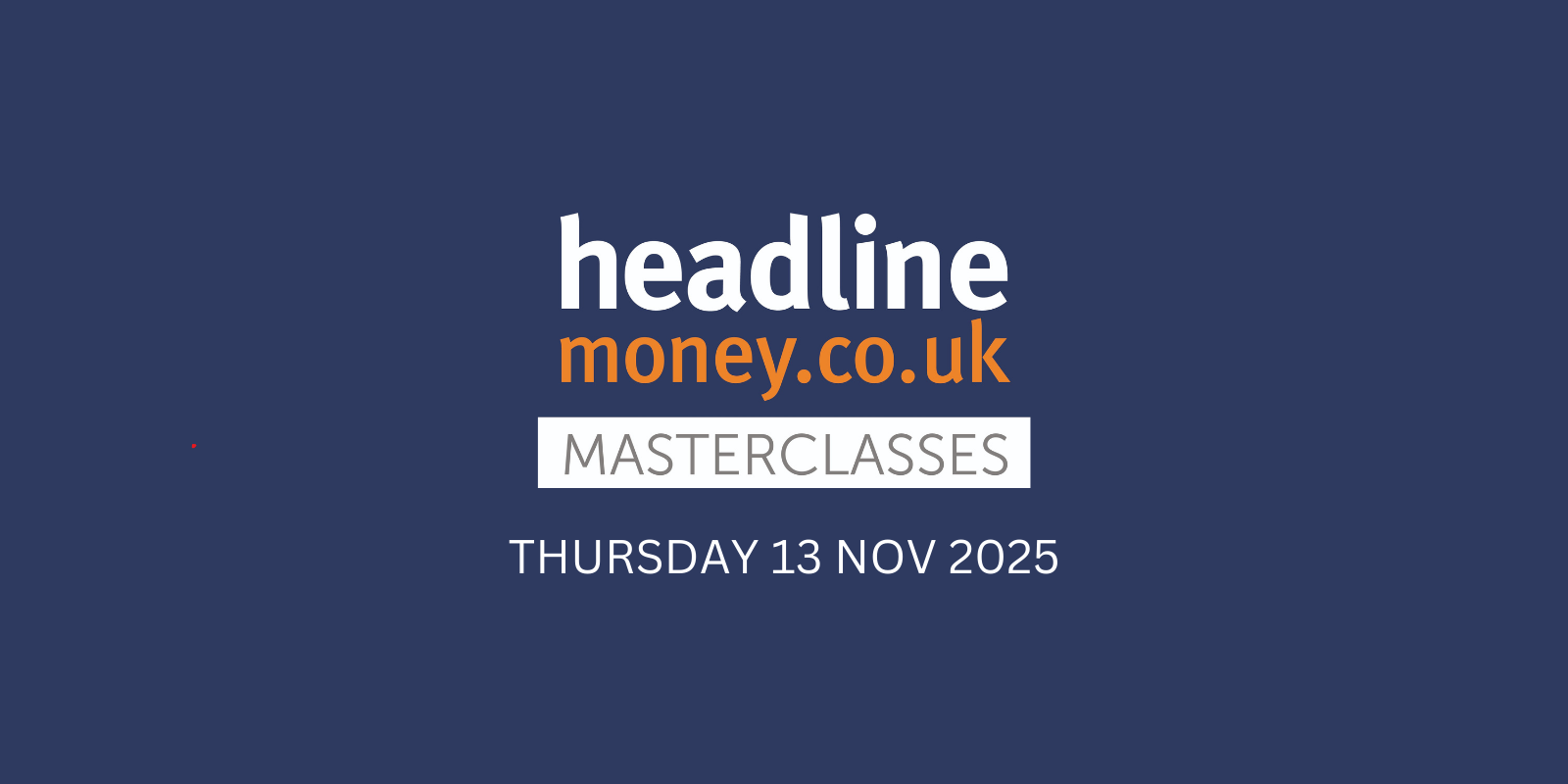 Masterclass speakers revealed!