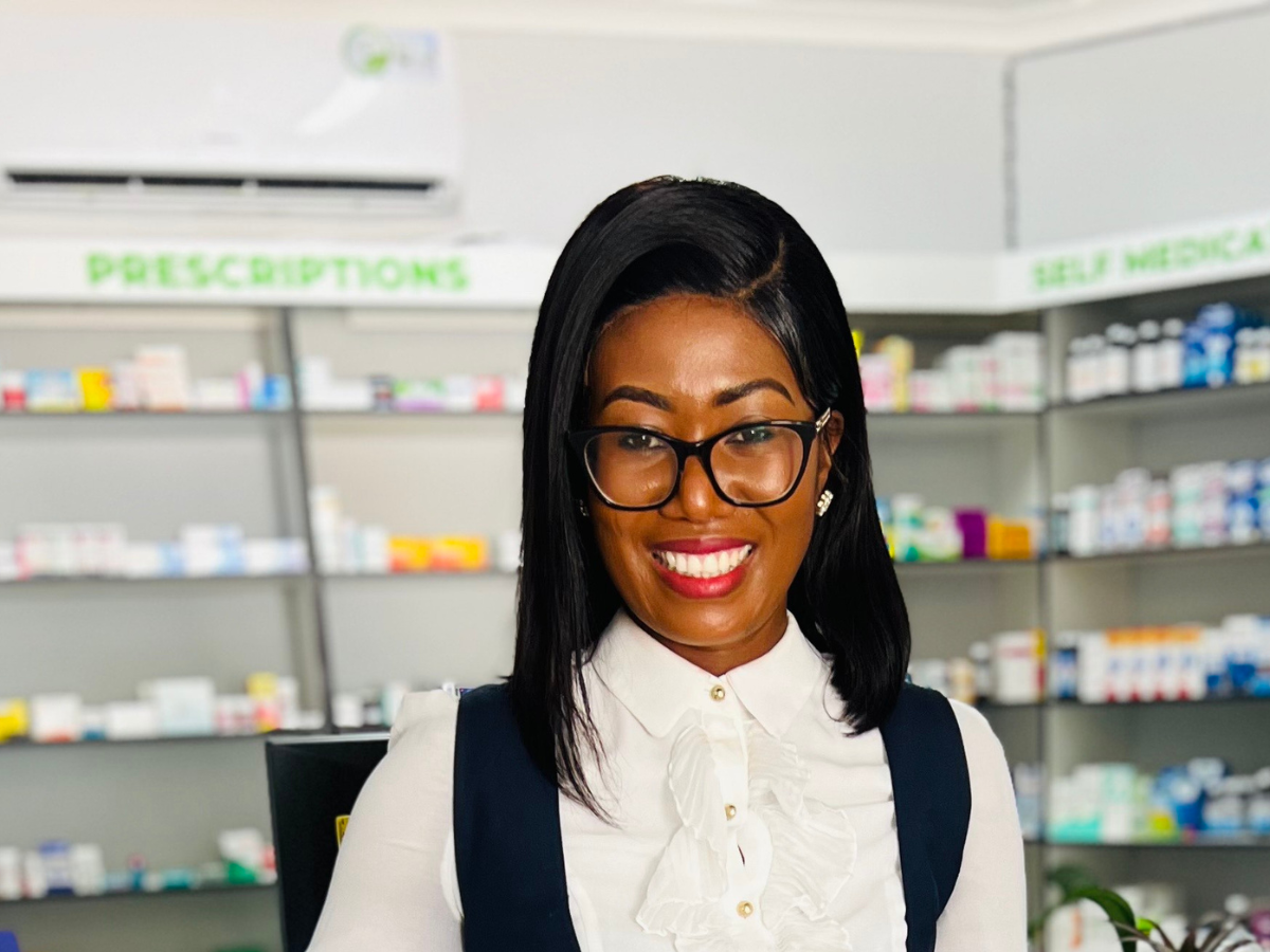 What is working in community pharmacy like in Namibia?